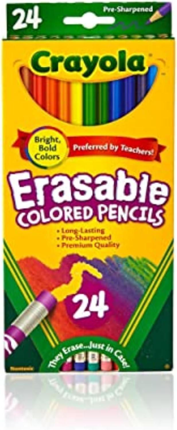 Crayola Erasable Colored Pencils 24ct