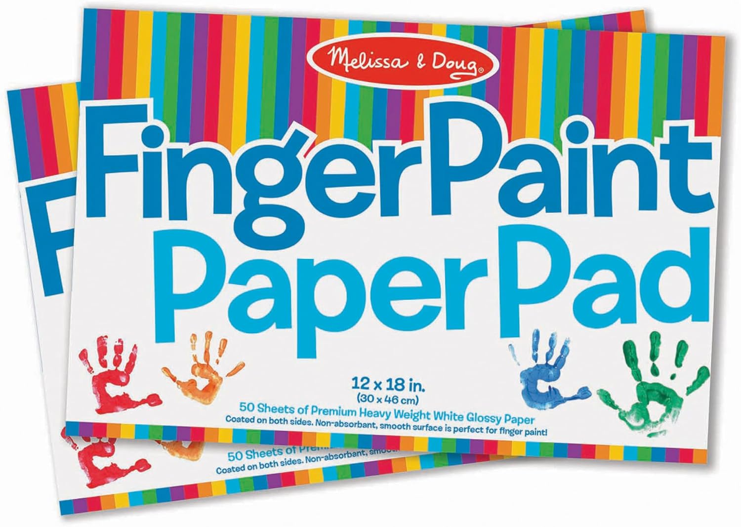 Melissa & Doug Finger Paint Paper Pad 2-Pack