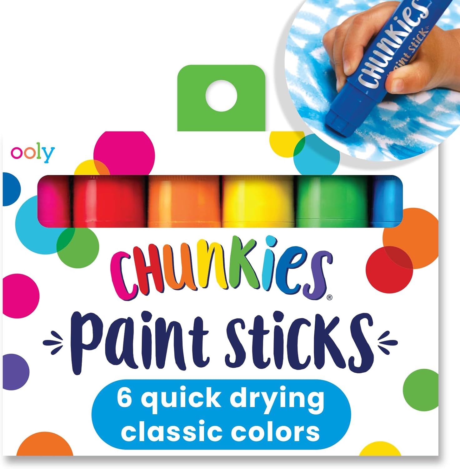 Ooly Chunkies Paint Sticks 6-Pack