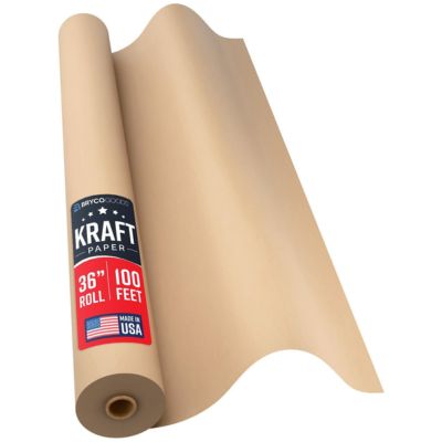Large Brown Kraft Paper Roll